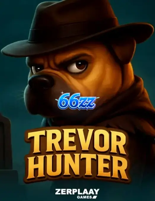 Trevor Hunter slot game interface featuring the Shar Pei character and graveyard theme